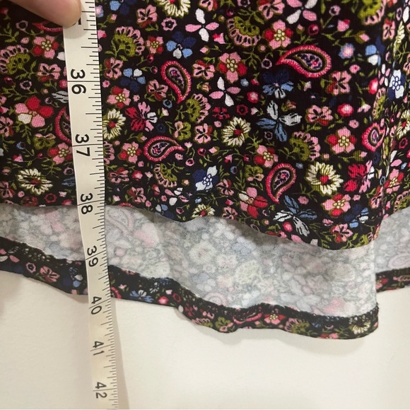 NWT Tahari Shift T-shirt Dress 2X Black Floral Dizzy Jersey Knit Comfy Soft Boho - Picture 13 of 15
